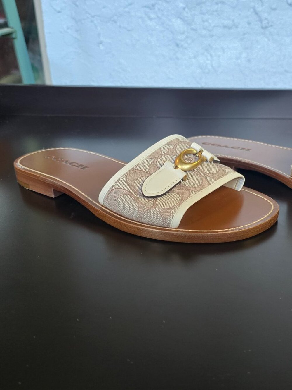 Coach Ina Sandal in Signature Jacquard size 8 - Picture 7 of 12